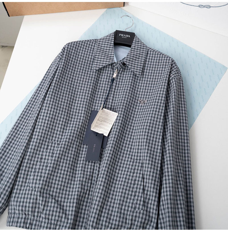 PRADA-08147 프라다 2026SS 남녀공용 체크 재킷
