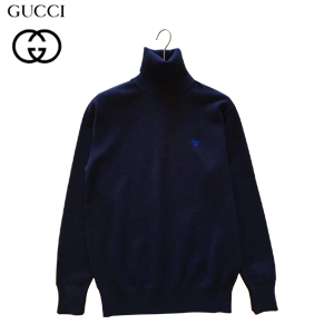 GUCCI-4412470 6630 구찌 캐시미어 네이비 스웨터 목티 남성용