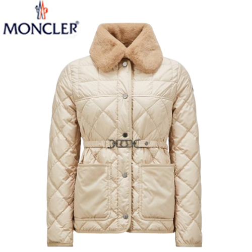 MONCLER-J20931 몽클레어 베이지 Cygne 쇼트 다운 재킷 여성용