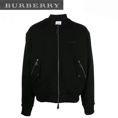 BURBERRY-10168 버버리 블랙 코튼 봄버 재킷 남여공용