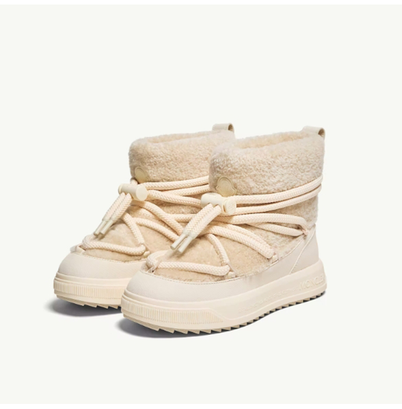 MONCLER-L109B4H 몽클레어 Altive Mid 테디 스노우 부츠 라이트 베이지 