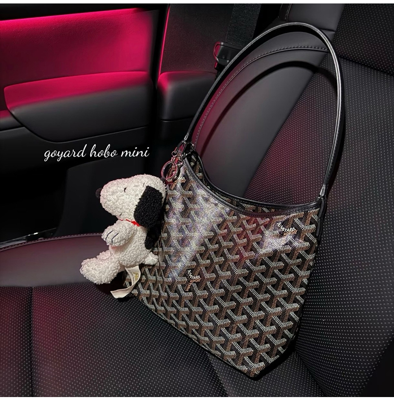 [스페셜오더]GOYARD-1229 고야드 블랙 호보 백 PM 고야드페이크쇼핑몰