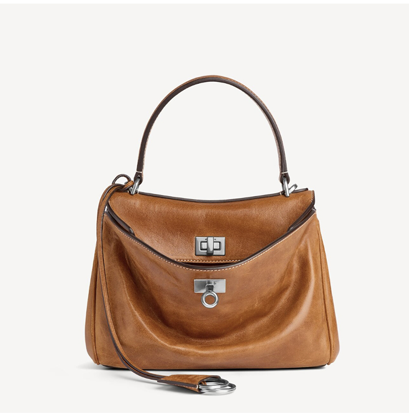 [스페셜오더]BALENCIAGA-843712 발렌시아가 텐 카우보이 은장 로데오 미니 핸드백 23cm