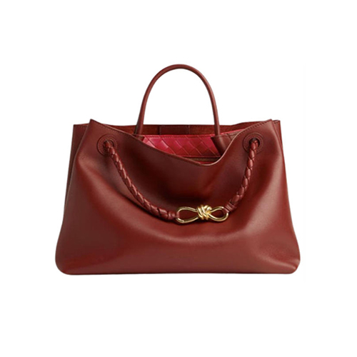 [스페셜오더]BOTTEGA VENETA-810214 보테가 베네타 사펠레/레드스톤 미디엄 안디아모