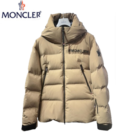 MONCLER-12211 몽클레어 베이지 나일론 패딩 남여공용