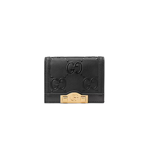 [스페셜오더]GUCCI-676150 1000 구찌 블랙 GG 카드 케이스 지갑