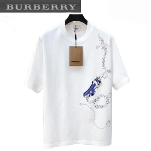 BURBERRY-06026 버버리 프린트 장식 티셔츠 남성용(3컬러)