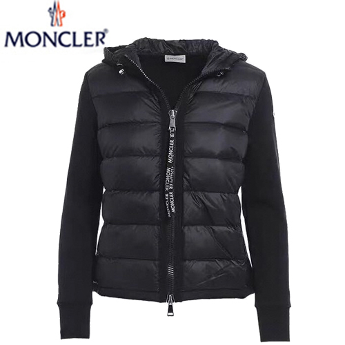 MONCLER-08186 몽클레어 블랙 패딩 후드 쟈켓 여성용