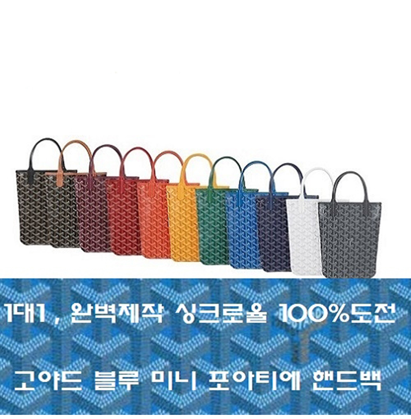 GOYARD-고야드 오렌지 포아티에 핸드백