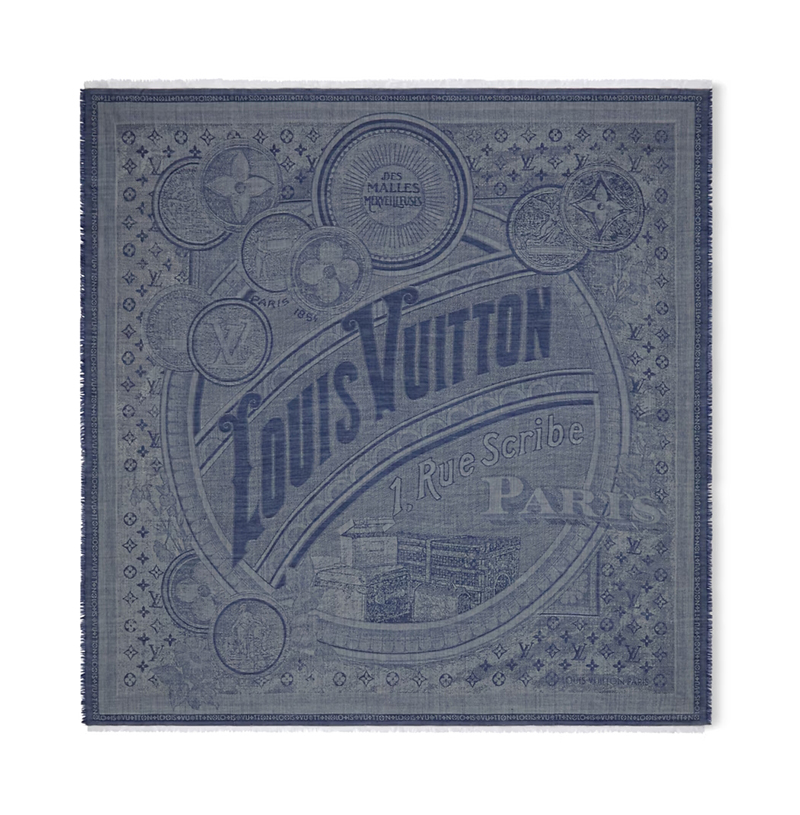 LOUIS VUITTON-M94891 루이비통 말 메르뵈이외즈 숄 Malles Merveilleuses Shawl 